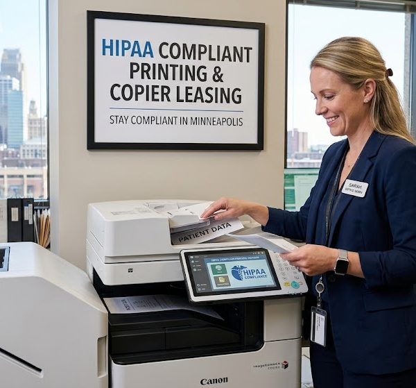 Copier Leasing Minneapolis for HIPAA Compliant Printing
